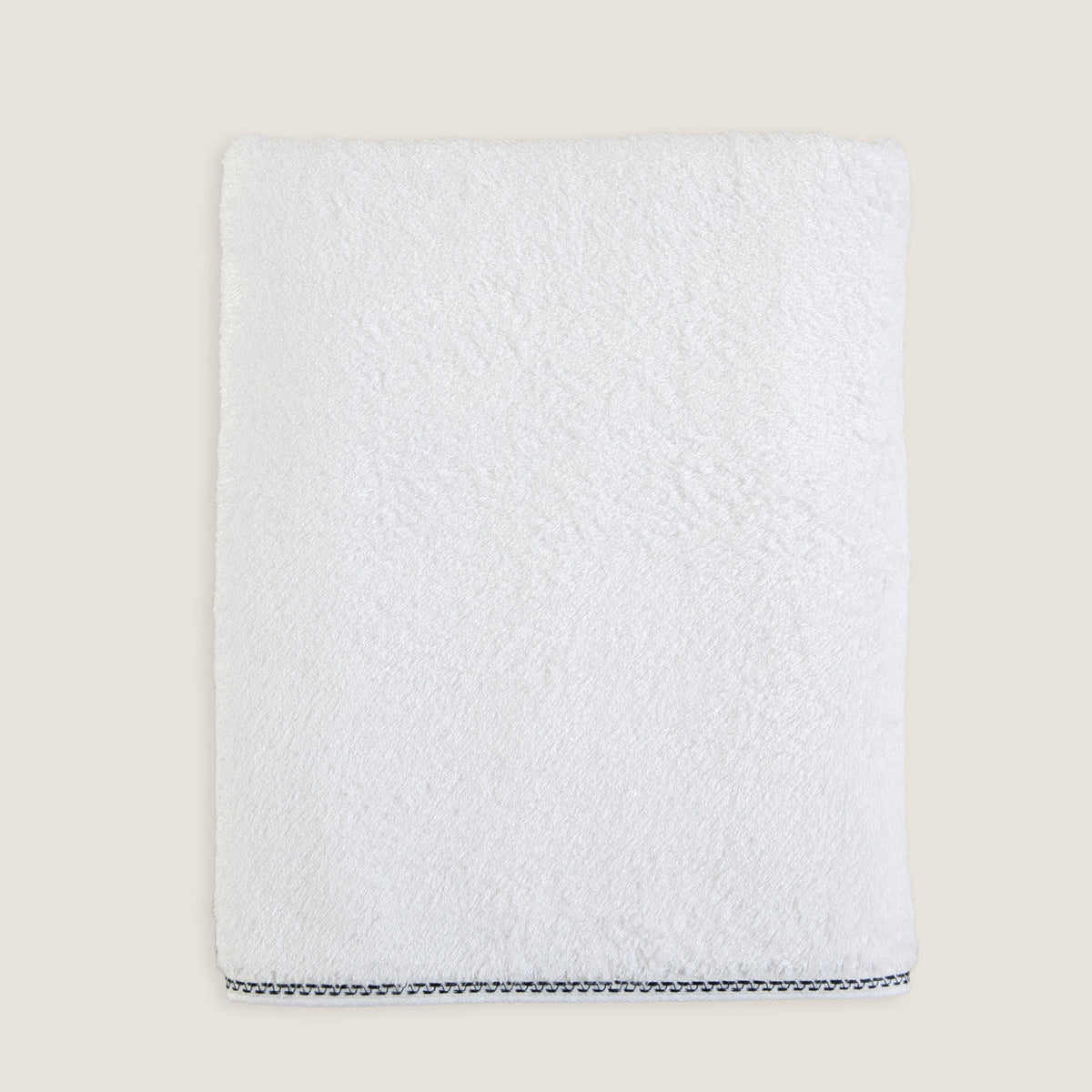 Chakra Madeline Towel 85X150Cm Marine Blue/White