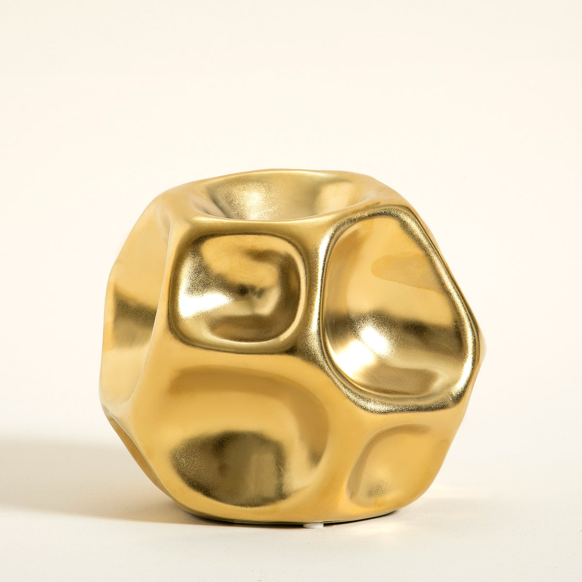 Chakra Pele Decorative Object L Gold