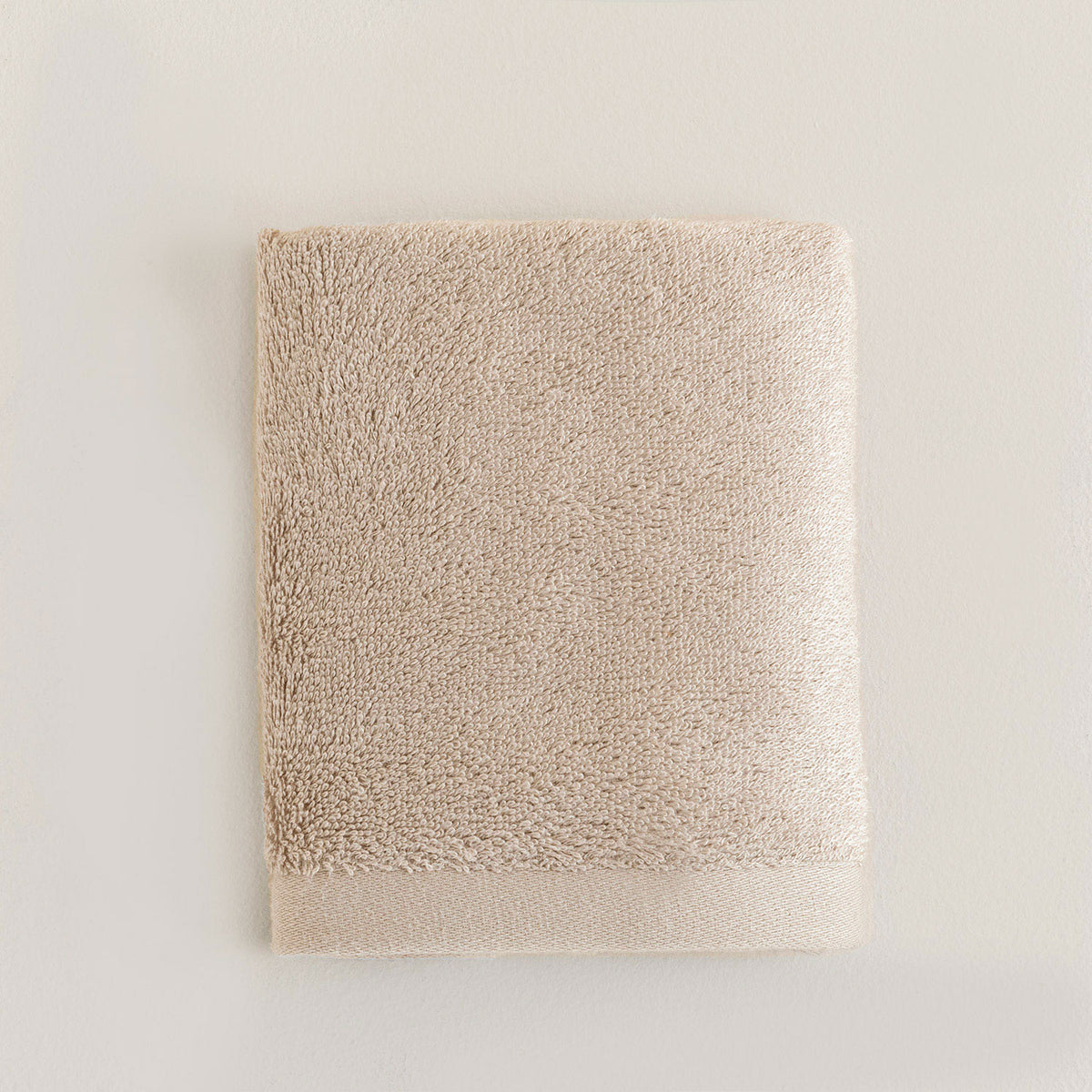 Chakra Solid Face Towel 50X90Cm Beige