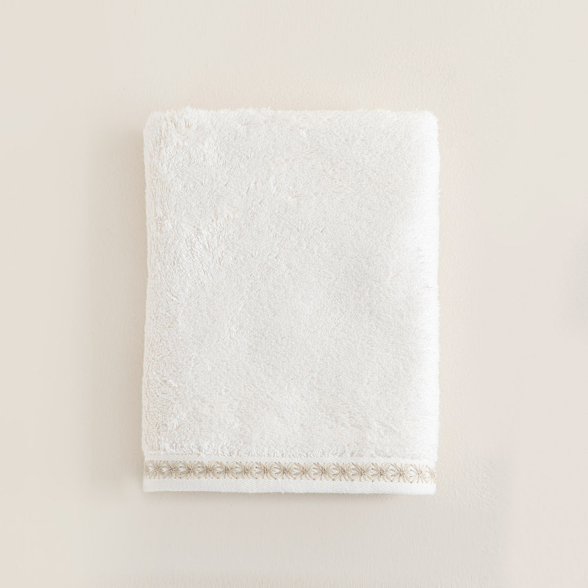 Chakra Afra Face Towel 50X90Cm Ecru