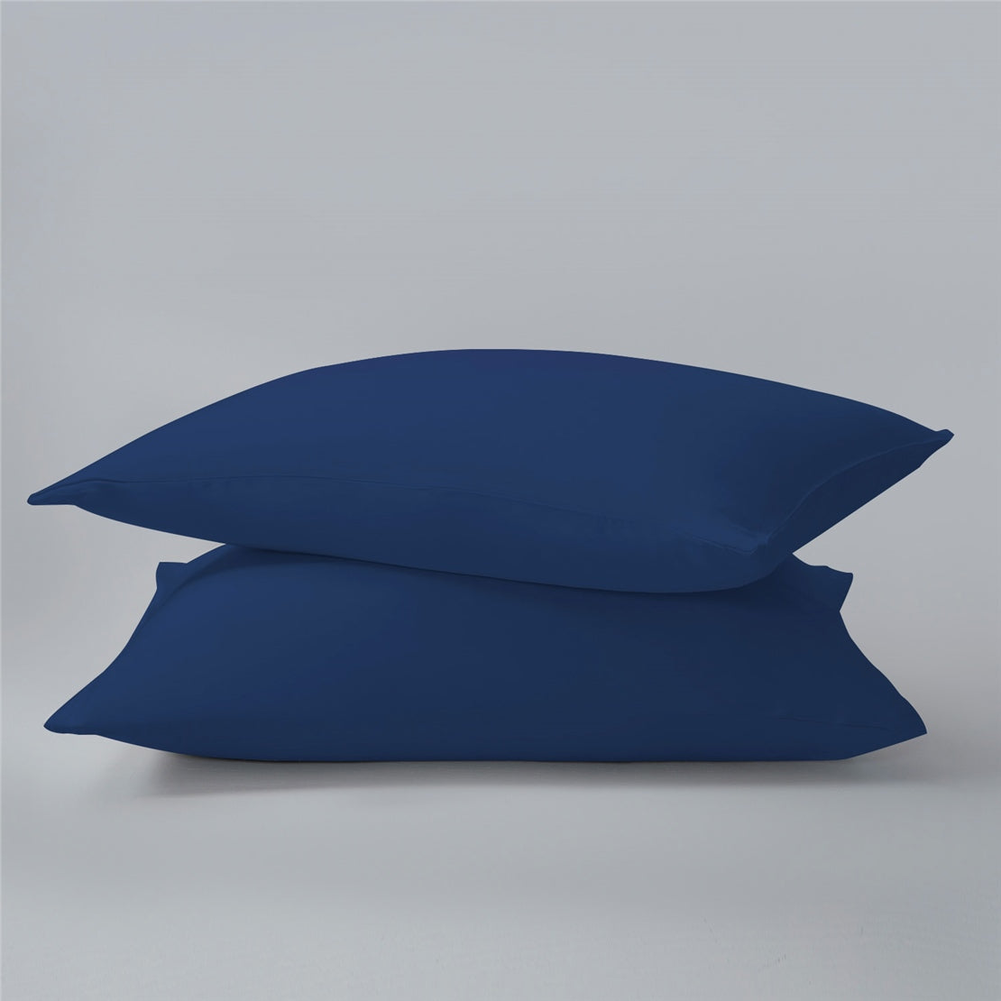 كيس وسادة كلاسيكي بامبو مقاس قياسي 50 × 70 سم أزرق مارين من شاكرا